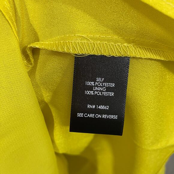 Torrid Yellow Pleated Top 3X - Picture 7 of 8